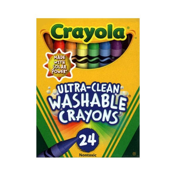 Crayola Non - toxic Ultra - Clean Washable Crayons (24 Pack) - 2 for $5