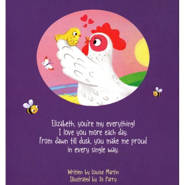 Elizabeth I Love You, a Bushel and a Peck Personalized Name Picture Book (Hardcover Book) - Dollar Fanatic