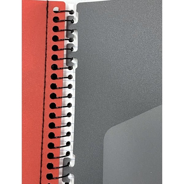 Five Star Advance 1 - Subject College Ruled Spiral Notebook with Spiral Guard and Pocket Folder Divider - Select Color (100 Sheets) Includes Pen Holder - Dollar Fanatic