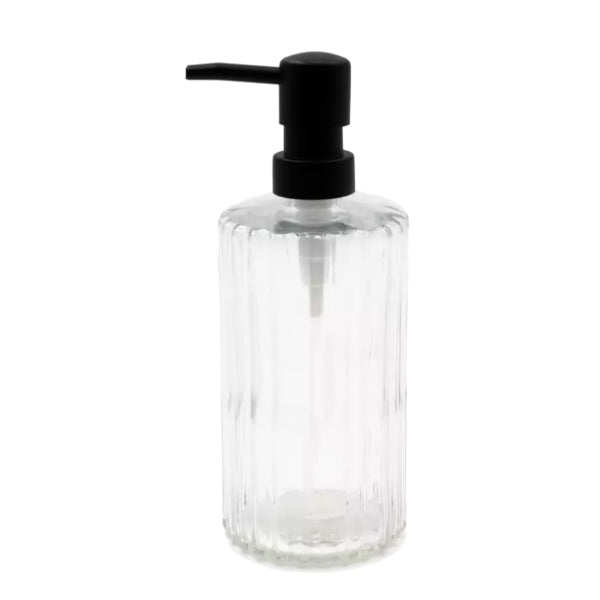 Glass Liquid Pump Dispenser - Clear/Black (1 Count) - 2 for $5