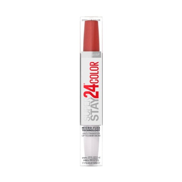 Maybelline Super Stay 24 Color 2 - Step Liquid Lipstick Lipcolor (Select Color) Anti - Transfer, Up to 24HR Wear - Dollar Fanatic