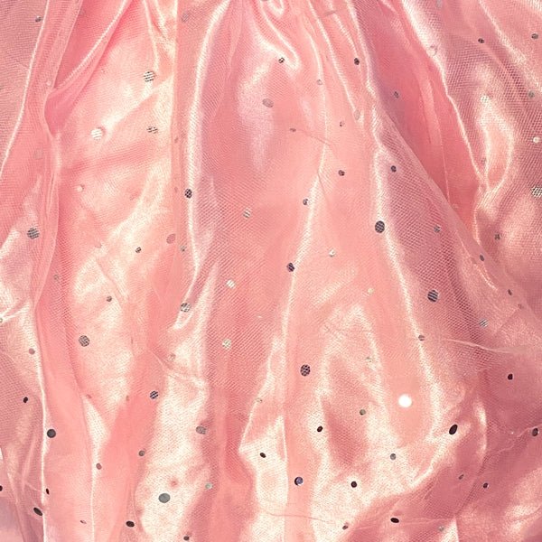 Tulle Cape with Sequin Costume Accessory - Pink (34" x 12") - 2 for $5