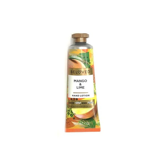 Beloved Hand Lotion - Mango Lime (Net wt. 1 oz.) Vegan, Natural Mango Extract - Dollar Fanatic