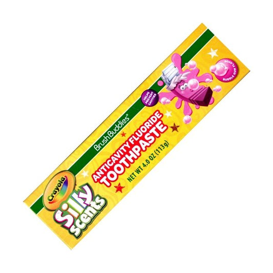 Brush Buddies Silly Scents Anticavity Fluoride Toothpaste - Bubble Gum (Net Wt. 4 oz.) - Dollar Fanatic