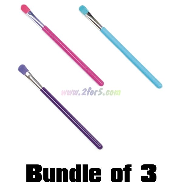 Bundle of 3 - Modesa Eye Shadow Brush (5") Assorted Colors Vary - 2 for $5