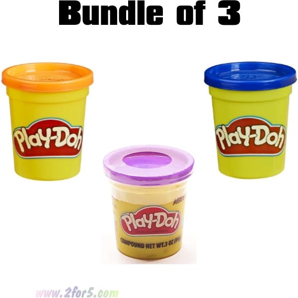 Bundle of 3 - Play - Doh Modeling Compound (Net wt. 3 oz.) Colors Vary - 2 for $5