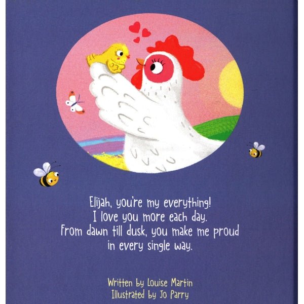 Elijah I Love You, a Bushel and a Peck Personalized Name Picture Book (Hardcover Book) - Dollar Fanatic