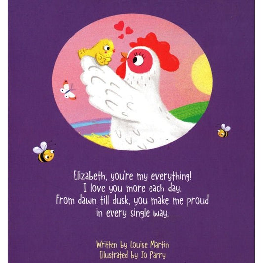 Elizabeth I Love You, a Bushel and a Peck Personalized Name Picture Book (Hardcover Book) - Dollar Fanatic