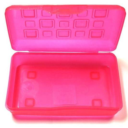 Sterilite Translucent Storage Case - Select Color (8" x 5" x 2") Perfect for School Supplies, Electronic Accessories, Makeup, and more! - Dollar Fanatic