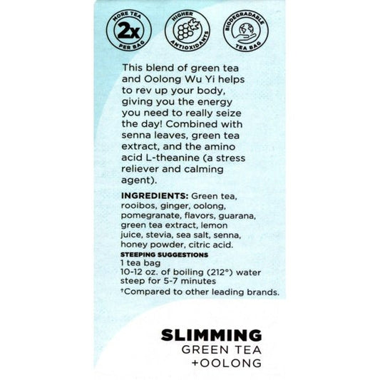 Tea Guys Slimming Green Tea and Oolong Tea Bags (12 Pack) - Dollar Fanatic