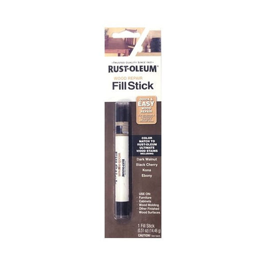 Rust-Oleum Wood Repair Fill Stick (344669) Dark Walnut, Black Cherry, Kona, Ebony - $5 Outlet